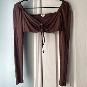 Long Sleeve Crop Top